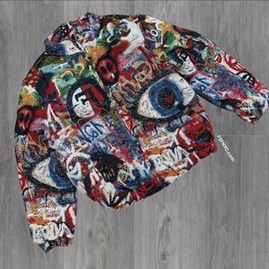 Graffiti Art Puffer Jacket
